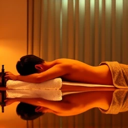 Entspannendi Körperpflege und wohltuendi Massage