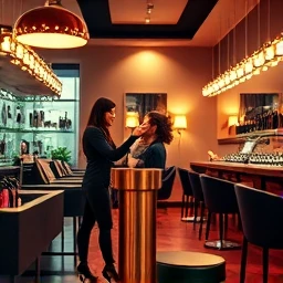 Professionelli Haarpflege und moderns Styling für gsuchtigt Friese